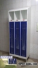 шкаф для переодевания с открытыми антресолями для раскладки чистой спецодежды