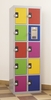 Шкафчик  с разноцветными дверцами 325С